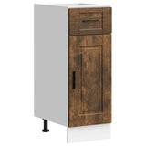 Kitchen Base Cabinet Porto Smoked Oak Engineered Wood 853942
