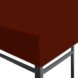 Gazebo Top Cover 310 g/m 3x4 m Terracota 46626