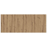Bed Headboard Artisan Oak 200x1.5x80 cm Engineered Wood 856829