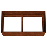 Garden Raised Bed 200x40x40 cm Corten Steel 824521