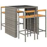 Garden Bar Set Grey 3187701