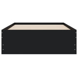 Bed Frame with Drawers without Mattress Black 90x190 cm Single 3207323