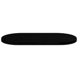Table Top Dark Brown 120x60x4 cm Solid Wood Oak Oval 4009083