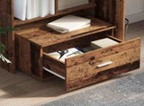 Drawer Cabinet with Wheel Old Wood 55 x 45 x 31 cm 869312