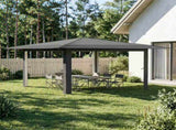Gazebo without Sidewall 4 x 4 m Light Grey and Anthracite 42036818