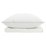 90% Goose Down Duvet Set FULDA 2 pcs 135 x 200 cm Summer White 3442116