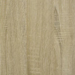 ZNTS Coffee Tables 2 pcs Sonoma Oak Engineered Wood 823338