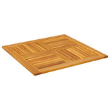 Table Top 80x80x2.2 cm Square Solid Wood Acacia 4004256