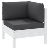 Pallet Cushions 3 pcs Anthracite Oxford Fabric 361773
