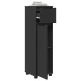 Bathroom Cabinet Black 30.5 x 30 x 101 cm Engineered Wood 888738