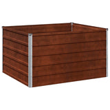 Raised Garden Bed Rusty 100 x 80 x 55 cm corton 8006391