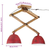 Ceiling Lamp 25 W Distressed Red 29x18x85 cm E27 371934