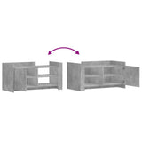 Coffee Table Concrete Grey 100x50x50 cm Engineered Wood 848363