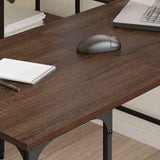 Desk Brown Oak 139x139x75 cm Engineered Wood 837596