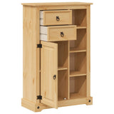 Bathroom Cabinet Corona 70x33x110 cm Solid Wood Pine 4013403