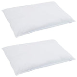 Duvet Set with Pillow 3 pcs White Microfiber and Cotton 3377214