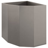 Corner Planter Rusty 45 x 45 x 50 cm Weathering steel 883674