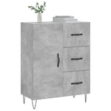 Sideboard Concrete Grey 69.5x34x90 cm Engineered Wood 827912