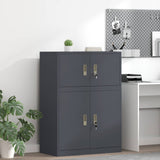 Storage Cabinet Anthracite 80 x 40 x 40 cm Steel 891672