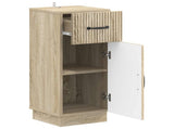 Bathroom Storage Cainet HOORN Sonoma Oak 30 x 31 x 77 cm 897267