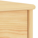 Bedside Cabinet Light Wood 35x30x40 cm Solid Pinewood 322221