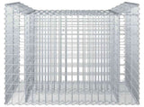 Gabion Raised Bed 2 pcs Silver 3422224