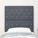 Headboard with Headboard Dark Grey 80 cm Faux Leather 3337741