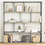 Book Cabinet Grey Sonoma 132x29x141.5 cm Engineered Wood 3310312