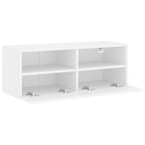 TV Wall Cabinet White 80x30x30 cm Engineered Wood 836868
