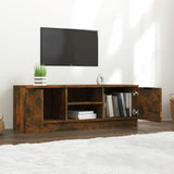 TV Cabinet Smoked Oak 102x35x36.5 cm Engineered Wood 817132