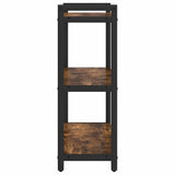 Bookshelf Smoked Oak 60 x 30 x 85 cm Engineered Wood 868397