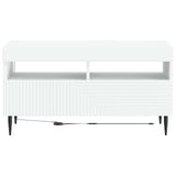 LED TV Cabinet White Engineered Wood 896995