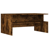 Coffee Table Smoked Oak 90x55x42.5 cm Engineered Wood 834283