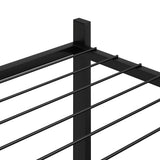Flower Stand 83x25x60 cm Black Iron 343125