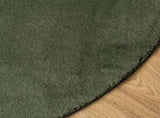Rug HUARTE Short Pile Soft and Washable Forest Green 160 cm 375106