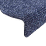 ZNTS Stair Mats Self-adhesive 30 pcs Blue 56x17x3 cm 3365684