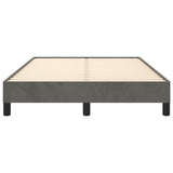 Bed Frame without Mattress Dark Grey 120x190 cm Small Double Velvet 3269626