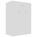 Shoe Cabinet White 60x35x84 cm Engineered Wood 801071