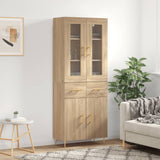 Highboard Sonoma Oak 69.5x34x180 cm Engineered Wood 3198524