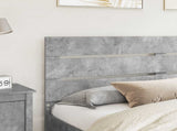 Headboard Concrete Grey Engineered Wood 887524