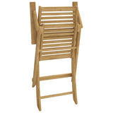 Garden Chair Set of 2 Light Wood Solid Acacia wood 365737