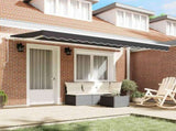 Retractable Awning Anthracite 400 x 200 cm Fabric 3329795