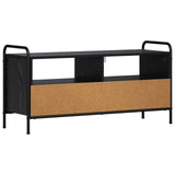 TV Cabinet 99.5 x 33 x 50 cm Black Oak Engineered Wood 8013692