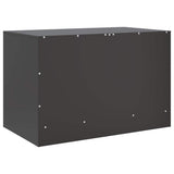 TV Cabinet Black 67x39x44 cm Steel 841691