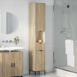 Bathroom Cabinet with Drawer Sonoma Oak 31.5 x 33 x 190 cm 883406