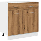 Drawer Bottom Cabinet Lyon Artisan Oak 80x46x81.5 cm Engineered Wood 856093