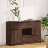 Sideboard with Drawer Brown Oak 100 x 30 x 65.6 Engineered Wood 888794