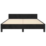 Bed Frame without Mattress Black 180x200cm Super King Velvet 349910