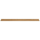 Wall Shelf 4 pcs Brown 100 x 9 x 3 cm Engineered Wood 42020019