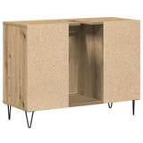 Bathroom Cabinet Artisan Oak 80 x 33 x 60 cm Engineered Wood 873896